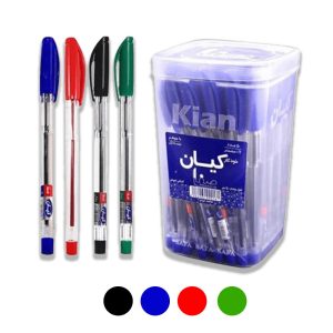 خودکار کریستالی 4 رنگ کیان