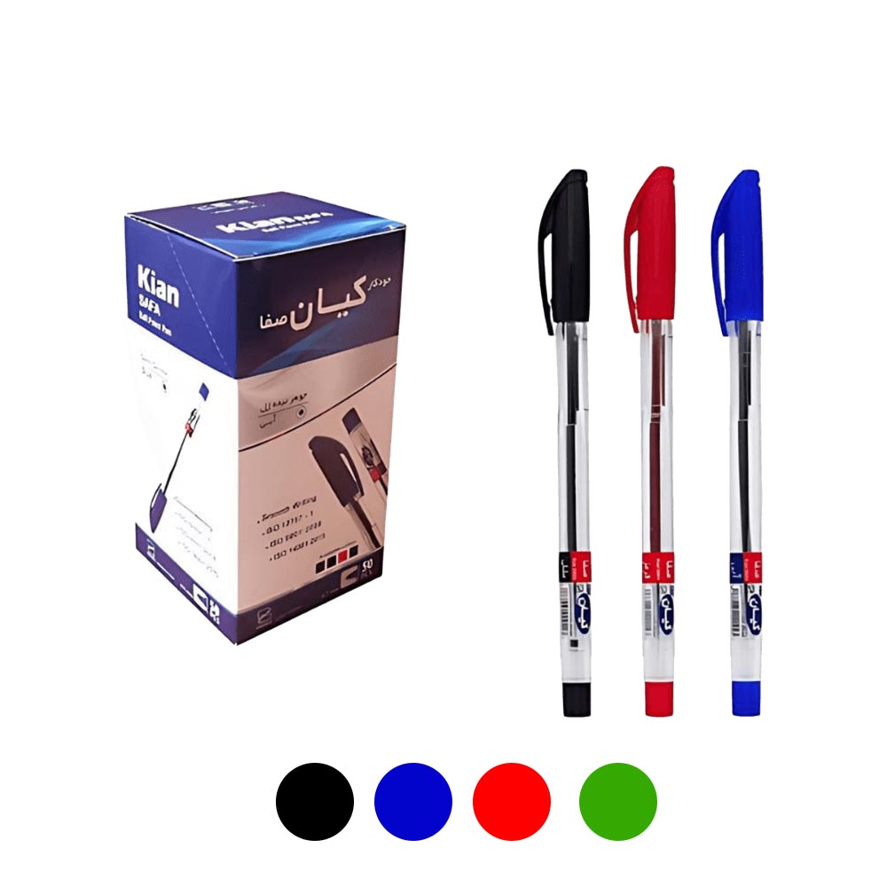 خودکار کریستالی 4 رنگ کیان